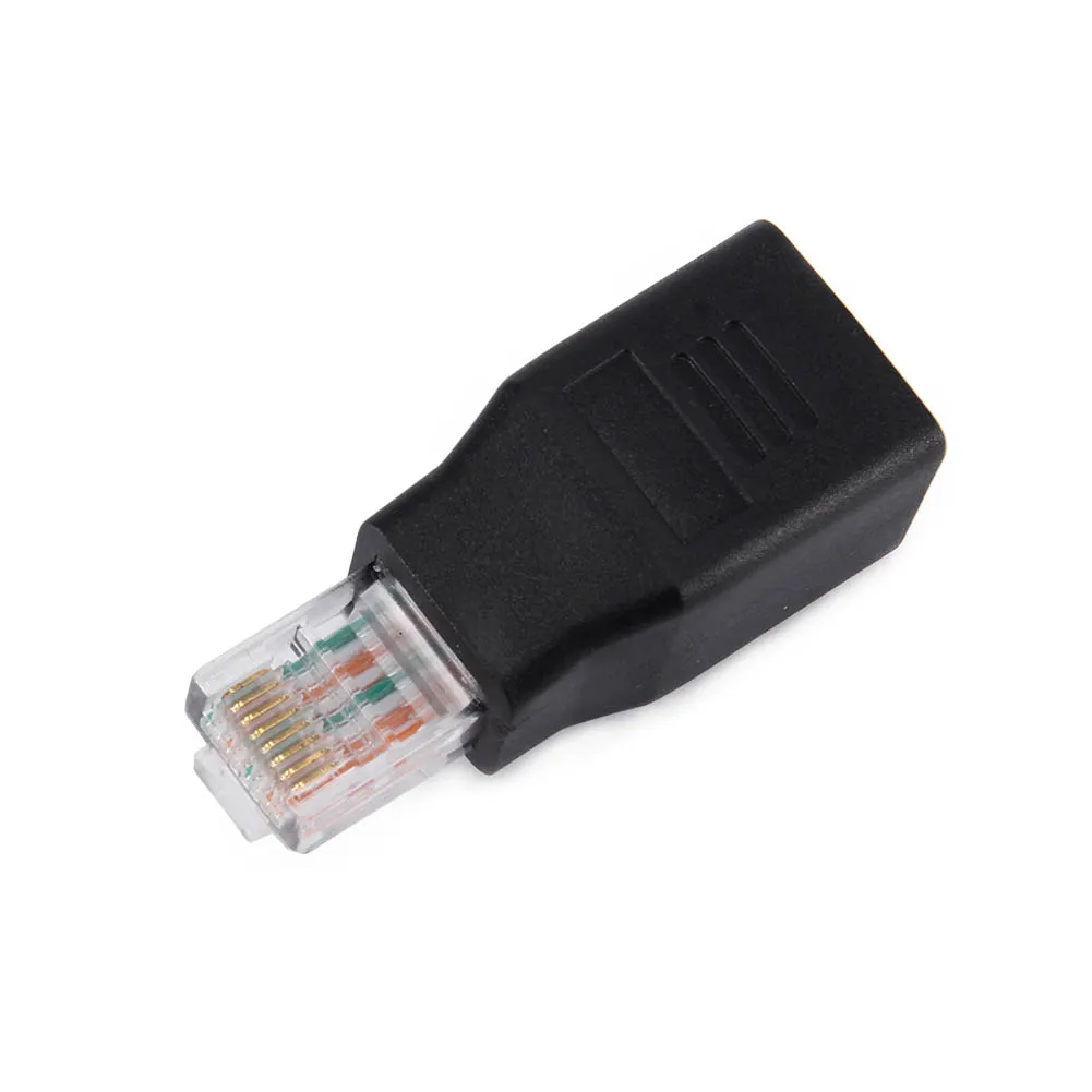 

2019 Hot RJ45 M/F Crossover Adapter Male to Female Crossed Ethernet Cable Adaptor For DOY