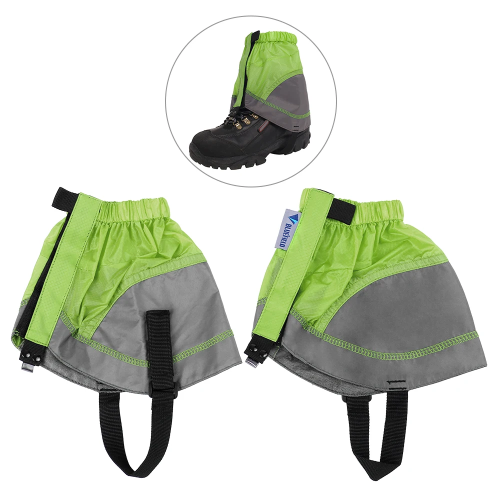 Outdoor 1 Pair Short Shoe Gaiter Ultra Light Ankle Gaiter Coated Nylon Ankle Walking Cover Skating Climbing Short Leg Gaiters
