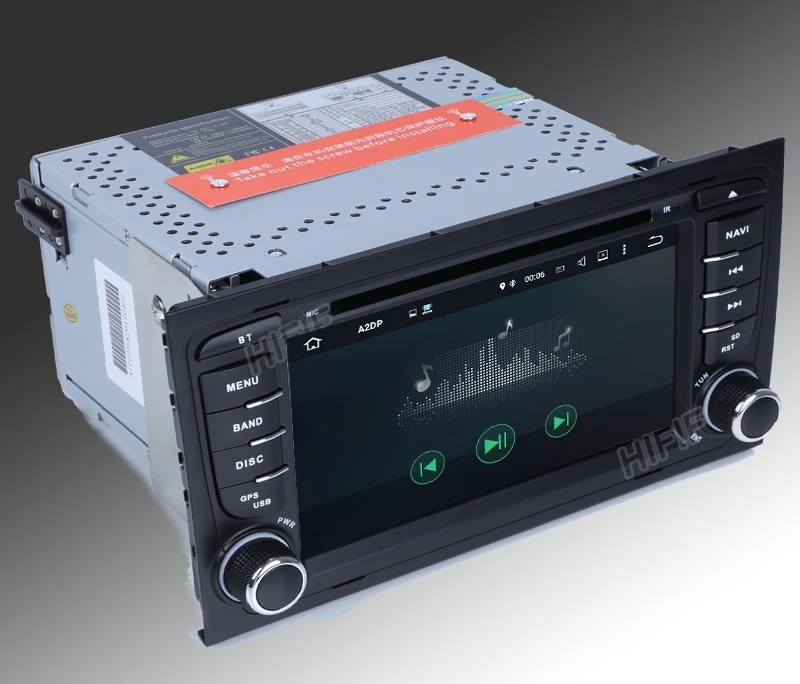 Best IPS 7" Touch Screen Car DVD GPS for Audi A4 Android 8.0 2002-2008 year with Wifi 3G GPS Bluetooth Radio RDS USB SD Free 8GB Map 20