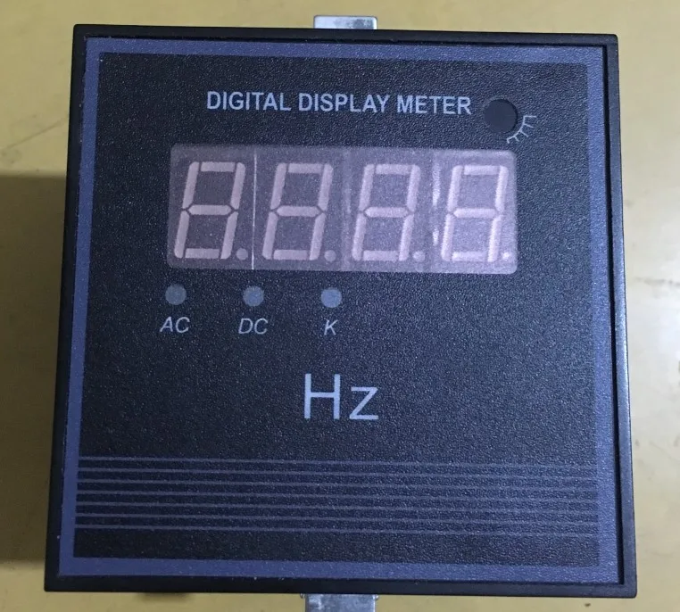LED 0 100 Hz AC220V Digital AC Frequency Meter Gauge Square Panel 72