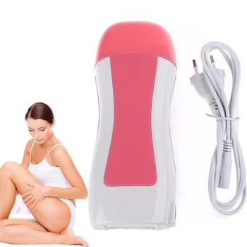

Portable electric Laser epilator Roll On Depilatory 40W 100ML Heater Hot Wax Cartridge Women Hair Removal epilator Depilation