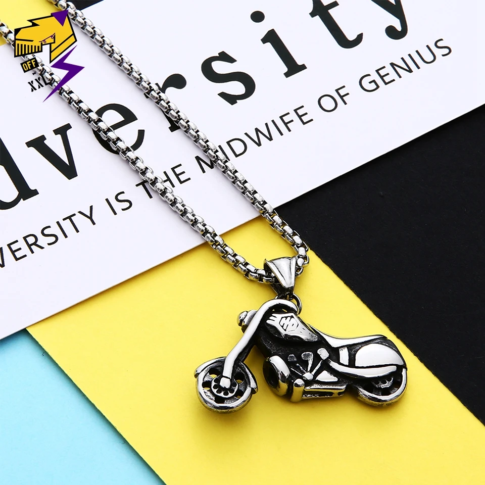 rock roll pendant necklace