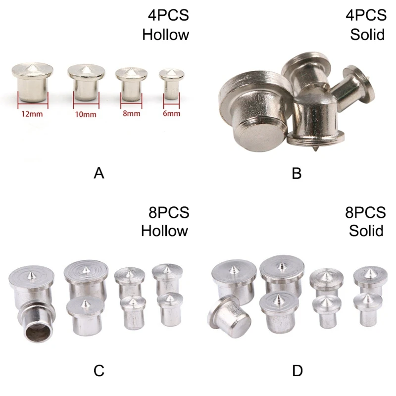 4/8 шт дюбель и сверло с шипами набор сердцевин для лог штыря позиционирования обработанная мебель деревянный валик центр