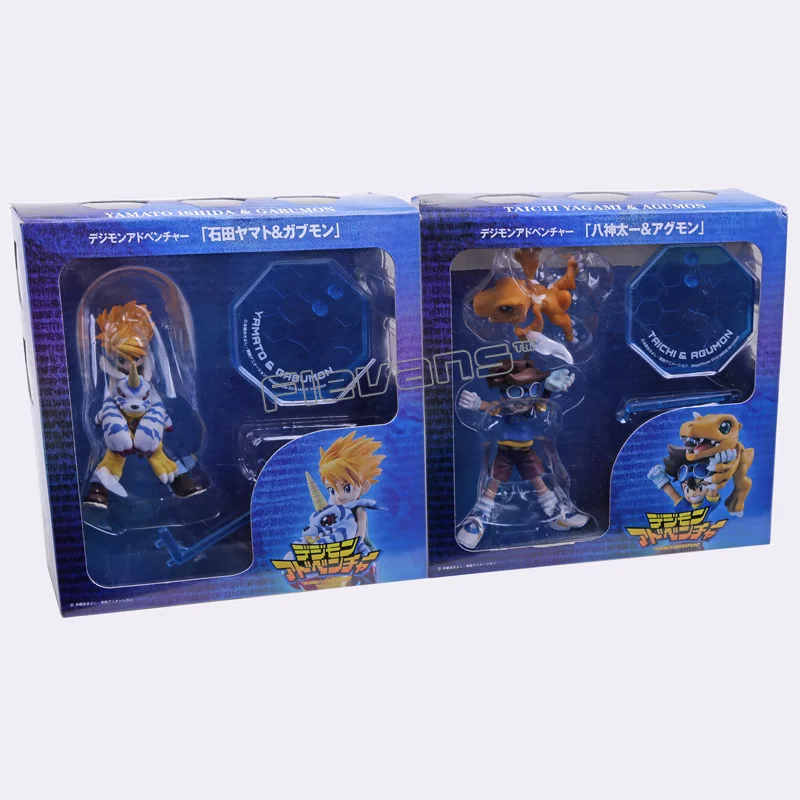 Koop Digimon Adventure YAGAMI TAICHI   AGUMON ISHIDA YAMATO   GABUMON PVC Action Figure Collection Toy