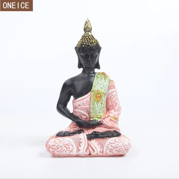 

Antique Buddha sculpture resin hand-carved small Buddha statuehome decoration accessories mini Buddha statue hand-painted statue