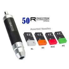 EZ татуировки наборы картриджи для тату машина Рэмбо ручка комплект 50 шт. Ассорти революция картридж иглы