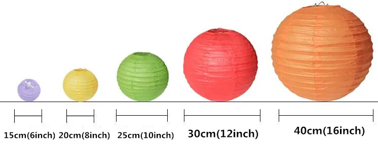10 шт./партия 6 дюймов 15 см белый китайский фестивальный фонарь для украшения свадьбы и вечеринки