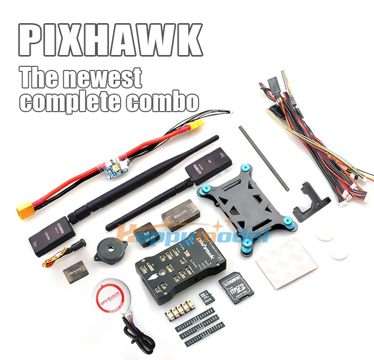 

Pixhawk 2.4.6 PX4 ARM Flight Controller 6M/6H/M8N GPS/LED&USB Expansion Module&SBUS/PPM Module&I2C/433Mhz DTM for Multicopter