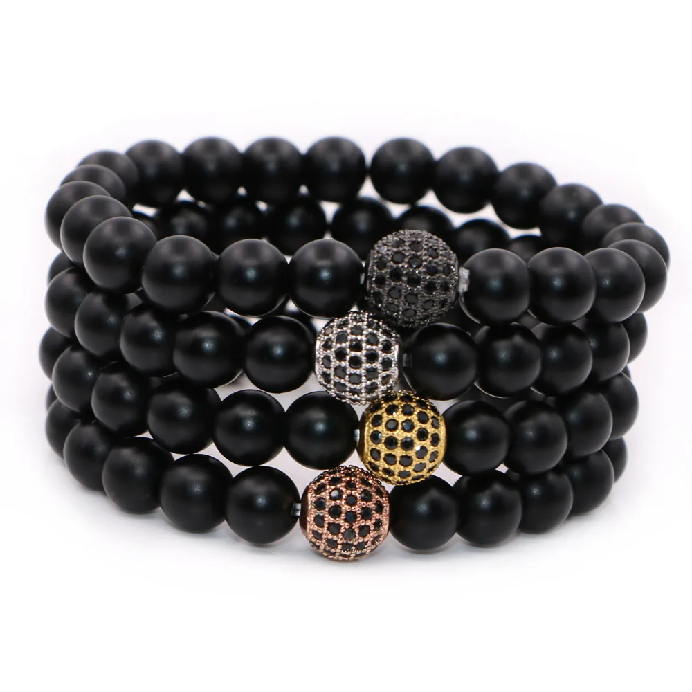 Женский браслет с бусинами из циркона в винтажном стиле|bracelet vintage|natural stone beads