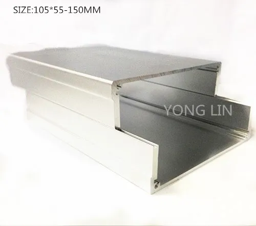 1pcs aluminum box/controller aluminum box/150*105*55aluminum case trainborn underplating