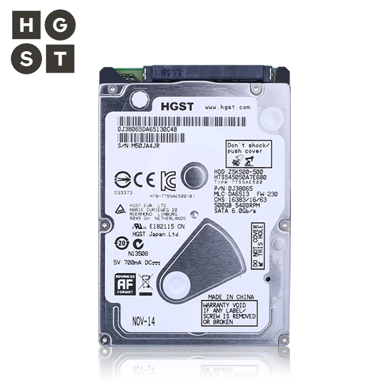 HGST-Internal-Hard-Drives-500Gb-Laptop-HTS545050A7E380-2-5-inch-Sata-3-0Gb-S-5400Rpm-8Mb