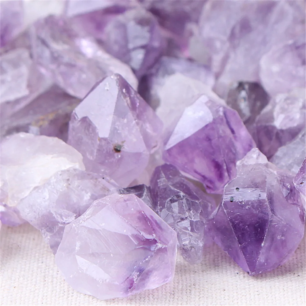 

1PC Natural Amethyst Column Large Particle Bare Stone DIY Mineral Standard Material Original Stone Ore Sample Accessories