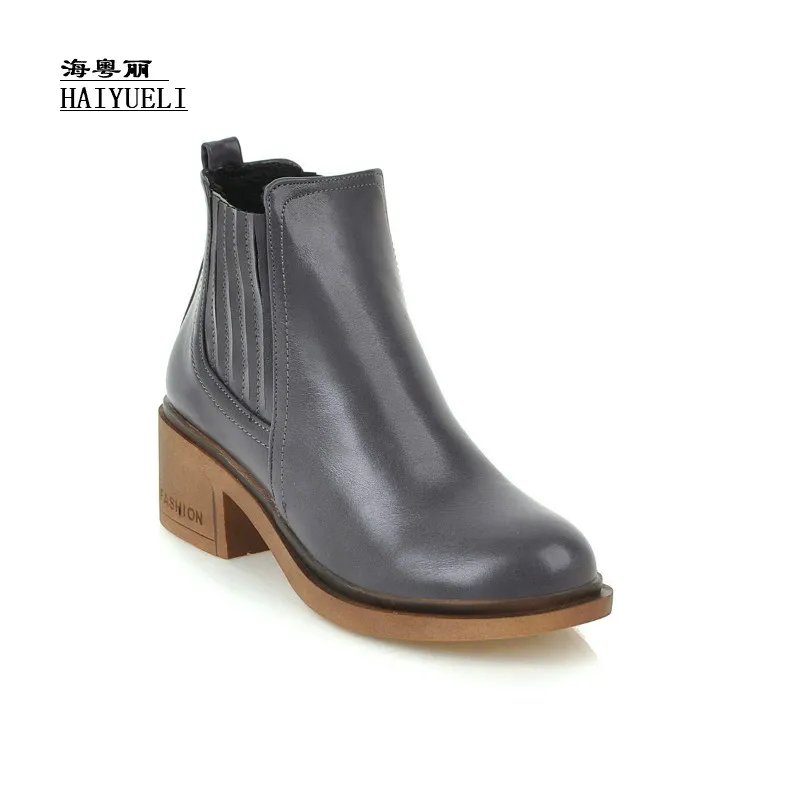 

Fashion Women's Shoes Autumn Winter Boots Thick Heel High Heels Shoes Ankle Boots