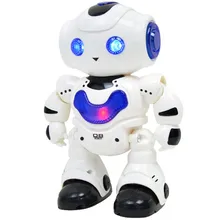 Робот игрушка интеллектуальная фигурка RC робот электронная игрушка робот танцор музыкальная ходьба танцы Музыкальный Электрический робот D301212