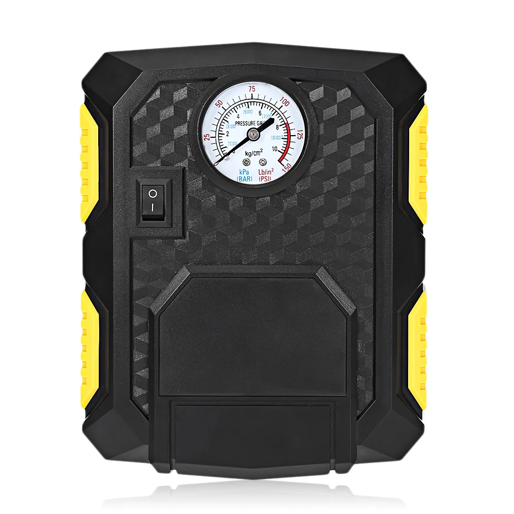 

Multifunction Car Tire Pressure Gauges Inflator Pump 12V Air Compressor With LED Light / 3M Power Cable / Cigarette Lighter