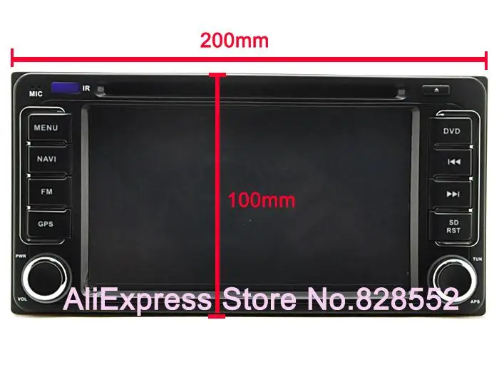 Cheap Free Shipping Car DVD GPS For Old Series Toyota RAV4 corolla Land Cruiser Prado Camry Previa With Radio MP3/MP4 Ipod BT 5