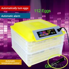 112 Egg Brooder Digital Fully Automatic Incubator Hatcher Turning Chicken Duck Humidity Temperature Control New Hatching Machine 112 Egg Brooder Digital Fully Automatic Incubator Hatcher Turning Chicken Duck Humidity Temperature Control New Hatching Machine