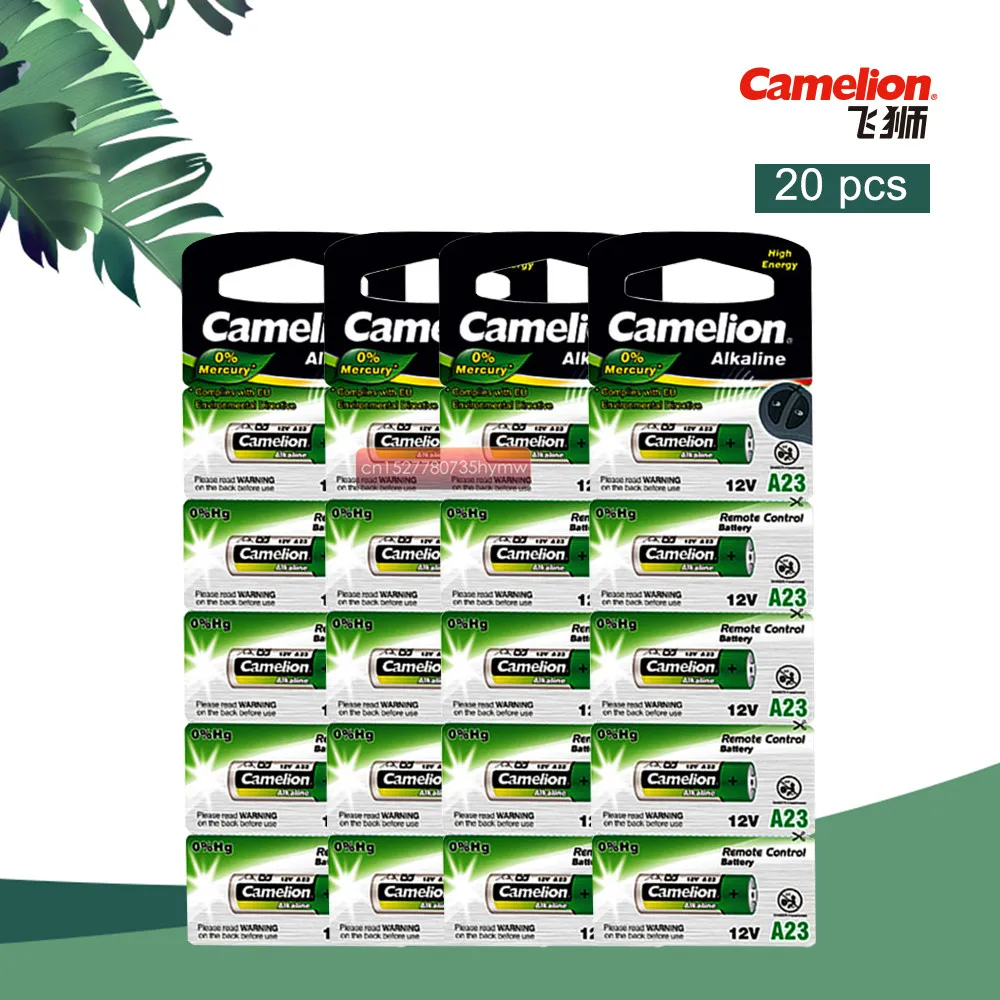 Новая щелочная батарея Camelion 20 шт. 12 В 23А 27а 21/23 A23 E23A MN21 пульт дистанционного