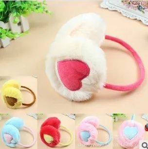 Free Shipping 5pc/lot new style earmuff protective ear cover heart-shaped | Аксессуары для одежды