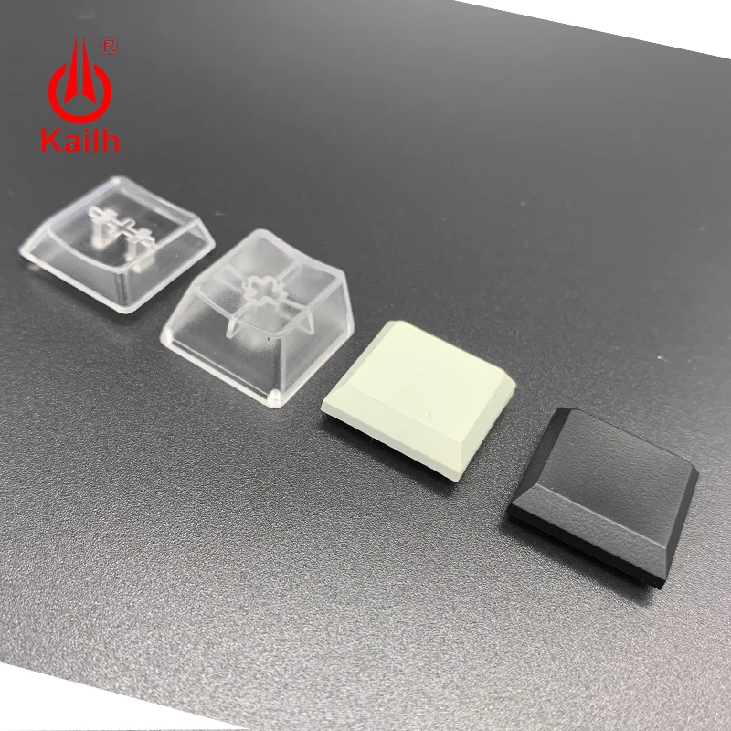 

Kailh Low Profile Keycaps for box 1350 chocolate switch translucent white black color gaming DIY mechanical keyboard keycaps