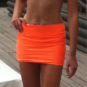 

Sexy Women High Waist Sheath Mini Skirt Lady Casual Solid Slim Tight Short Pencil Skirt Hot Fashion Style