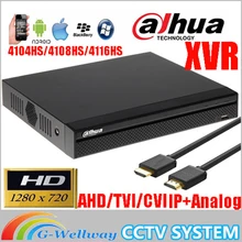 Dahua mutil languag XVR video recorder XVR4104HS XVR4108HS XVR4116HS 4ch 8ch 16ch 720P dvr Support HDCVI/ AHD/TVI/CVBS/IP Camera