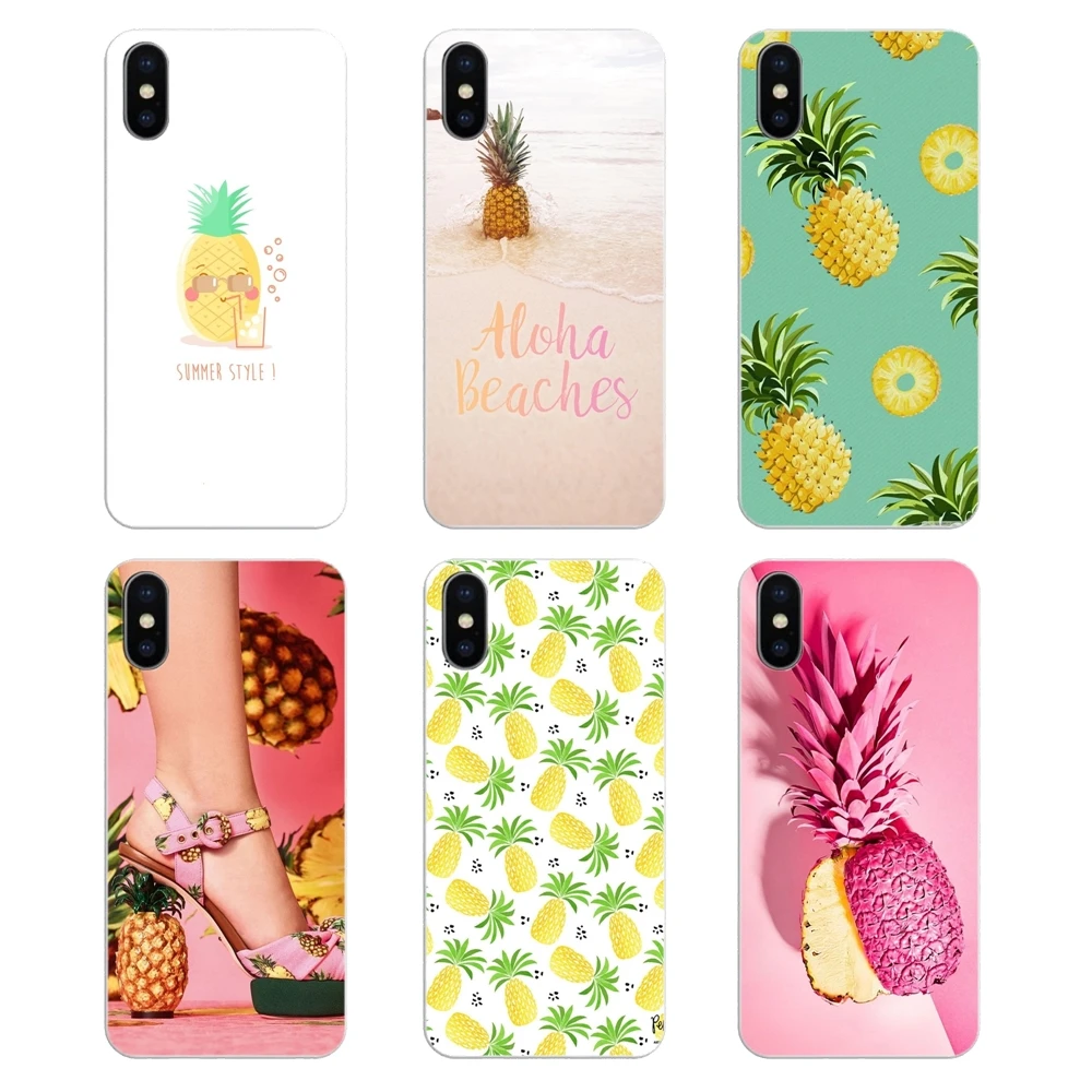 Для Huawei P20 Lite Nova 2i 3i 3 GR3 Y6 Pro Y7 Y8 Y9 Prime 2018 2019 прозрачный мягкий чехол Чехлы ананас