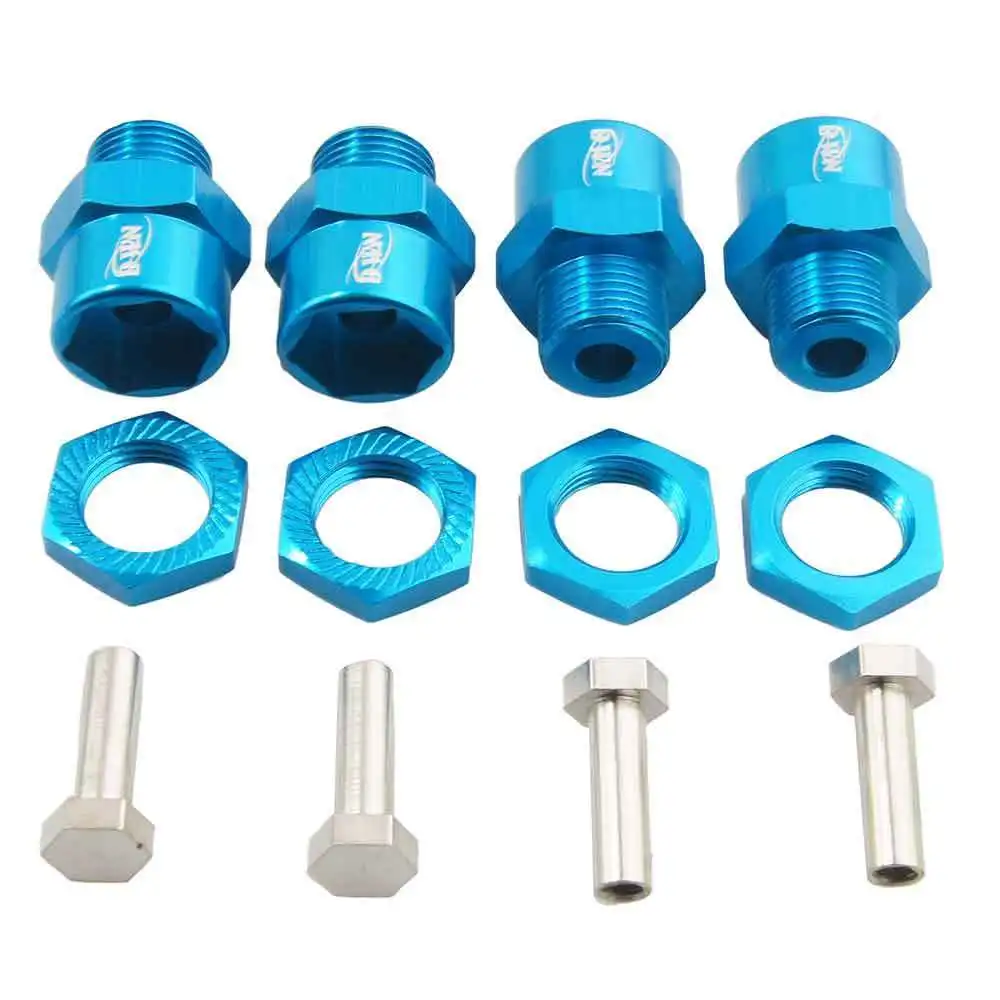 

ARC0139 RC HSP Blue Alum Wheel Hex Combine 12mm Turn 17mm Drive 4PC For 1/10 Buggy Truck RC Car Parts