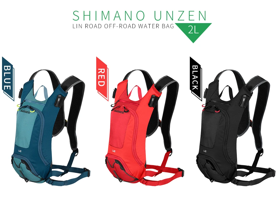 Flash Deal Shimano Unzen Cycling Bag Hydration Pack bicycle Mochila Camel Water Bladder Bag Assault Backpack Camping Hiking Pouch 8