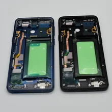 New For Samsung Galaxy S9 G960 G960F LCD Display Middle Frame Bezel Housing with side keys