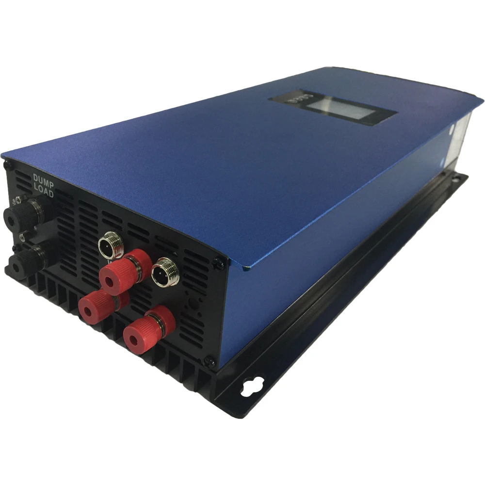Сетевой инвертор 2000 Вт MPPT чистая Синусоидальная волна Дамп нагрузки резистор, 45-90 в ЖК-ветер для 3 фазы переменного тока ветряной генератор