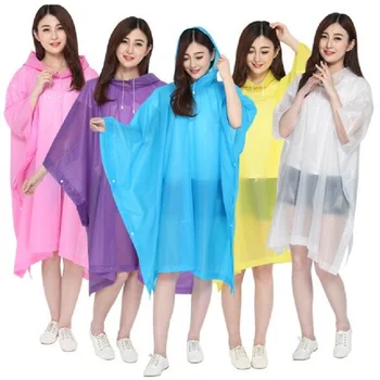 

Adult Poncho Raincoat Women Transparent Rainwear Waterproof Rain Poncho Outdoor Rain Coat Women Raincoat Poncho Rain Coats