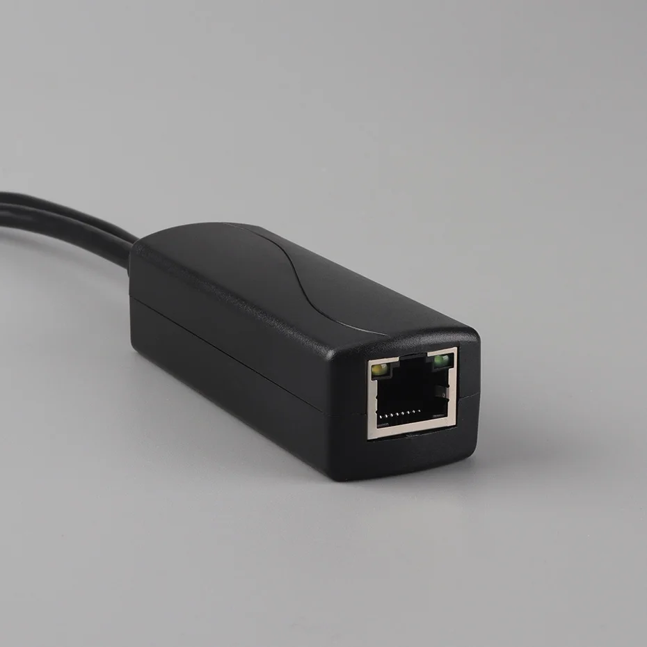 ZSVEDIO IP камера PoE сплиттер 48 В вход и 12 выходная мощность через Ethernet адаптер пусть DC