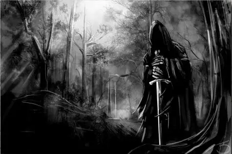 Меч Nazgul произведение искусства Властелин колец кино искусство настенный Декор