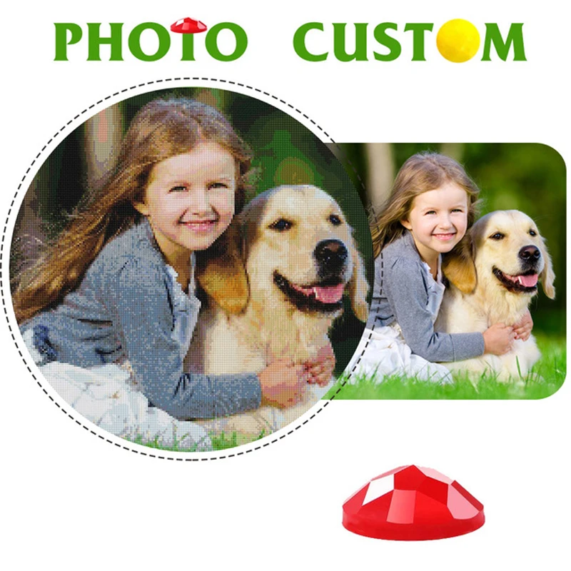 

Full Damond Painting Photo Custom Picture Round Rhinestones 5d diy diamond embroidery needlework cross stitch Christmas Gift