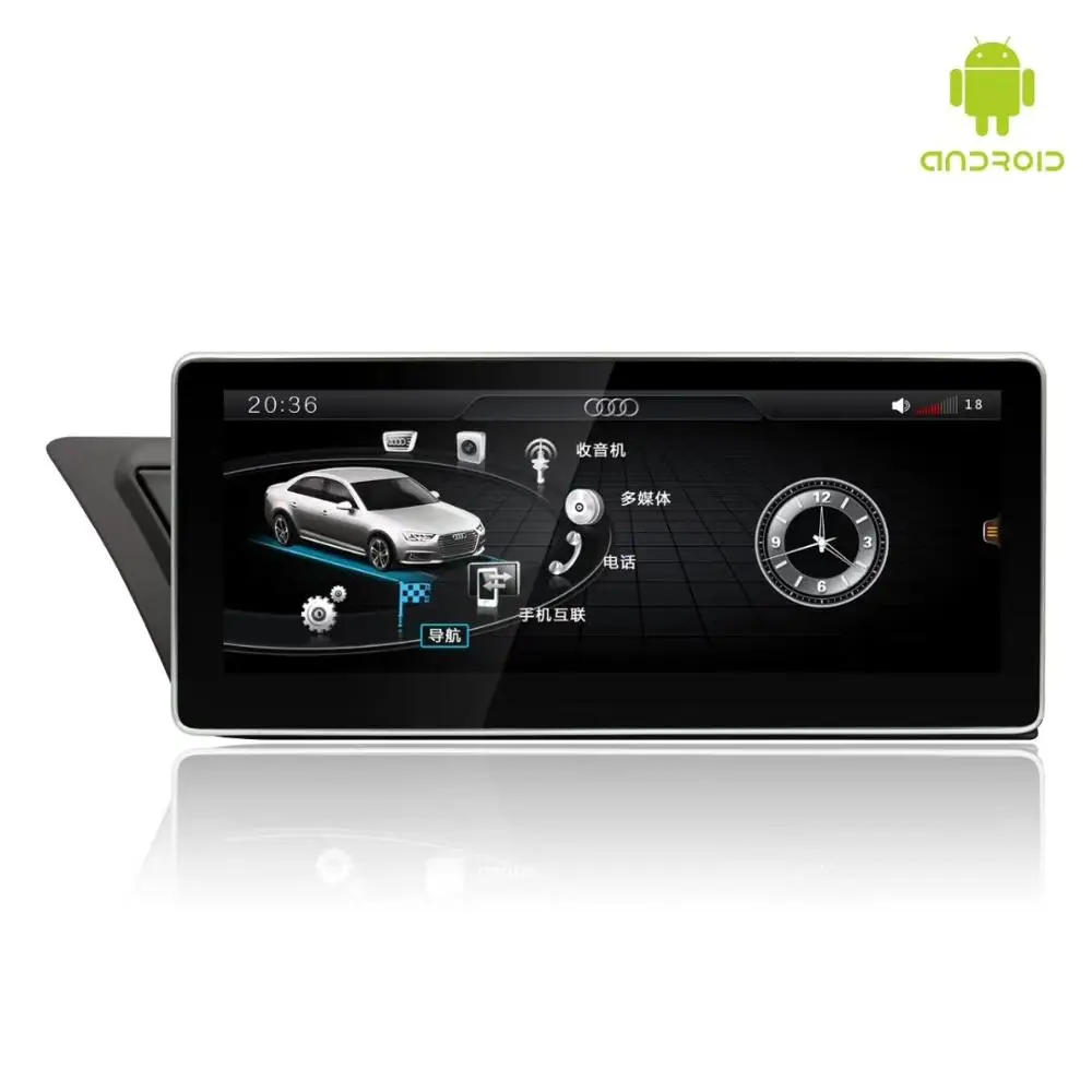 Фото Автомобильный dvd-плеер с GPS-навигацией 10 25 " Android 8 1 ядер 2 Гб ОЗУ 32 ПЗУ для Audi A4L A5