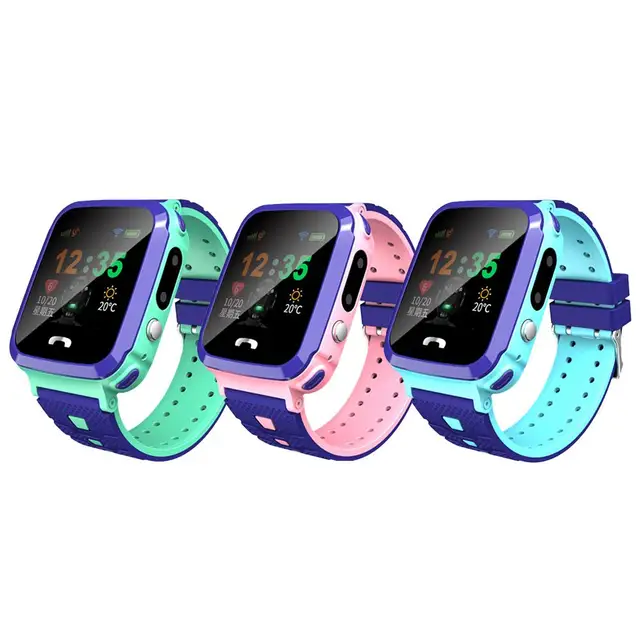 Best Price V16 1.44 Inch Touch Screen Children's Smart Watch Waterproof SOS Positioning Call Camera Function Phone Watch For Kids