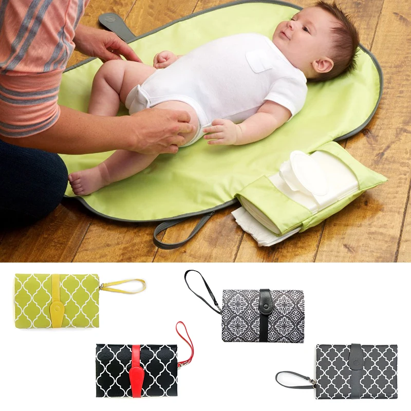 Multifonction Portable bébé couches sacs stockage pliable étanche couches tapis urinaire Pad soins infirmiers sac bébé soin pour papa et maman