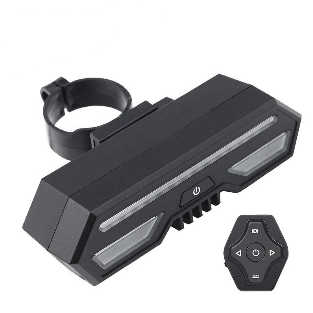 Top Bike Tail Light with Turn Signals,Wireless Remote Control Bicycle Tail Light,Safety Brake Lights and Warning Light,2200mAh USB 2