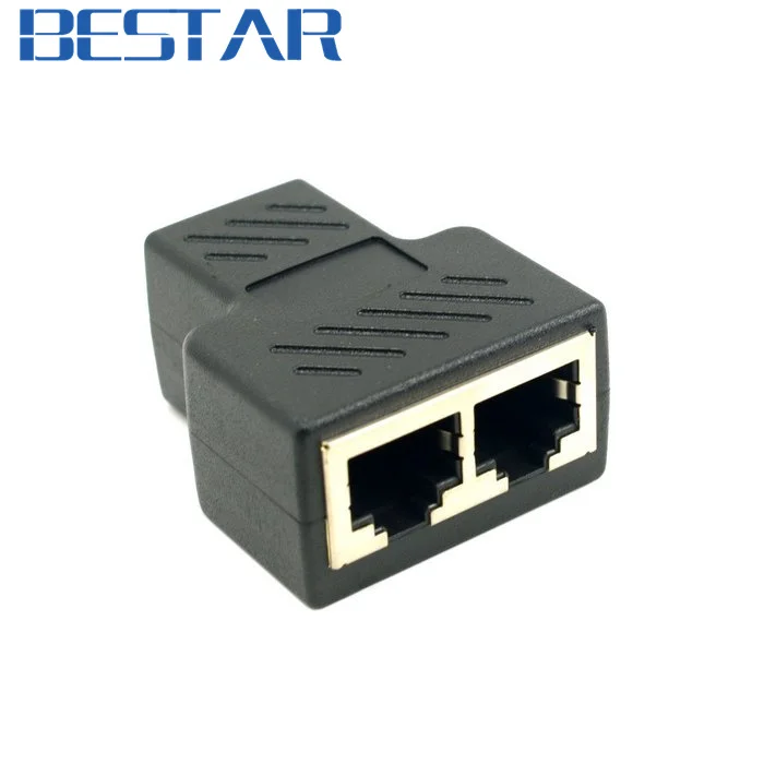 Cat6 RJ45 8P8C Plug To Dual RJ45 Splitter Network Patch Cord