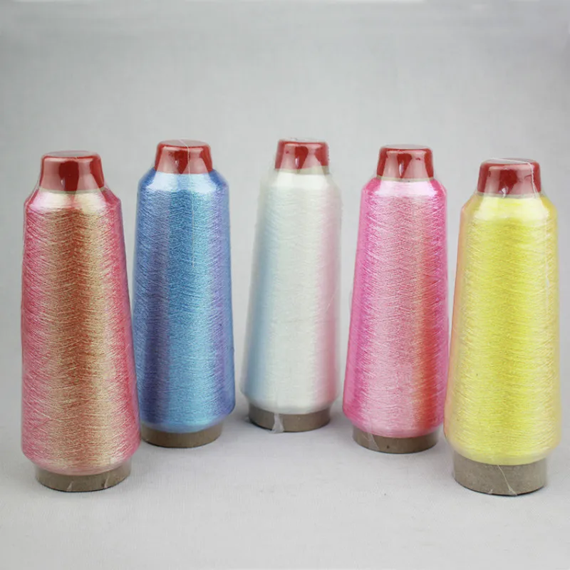 

White/Pink/Yellow Computer Cross-stitch Embroidery Threads 3600M Sewing Thread Line Textile Metallic Yarn Woven Embroidery Line