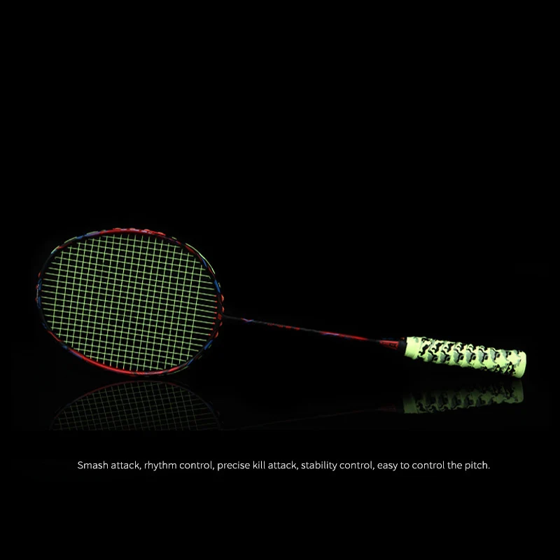 1 unidades pura fibra de carbono T700 4U la competencia profesional raquetas bádminton peso súper ligero deportes raquetas con línea 1 unidades pura fibra de carbono T700 4U la competencia profesional raquetas bádminton peso súper ligero deportes raquetas con línea