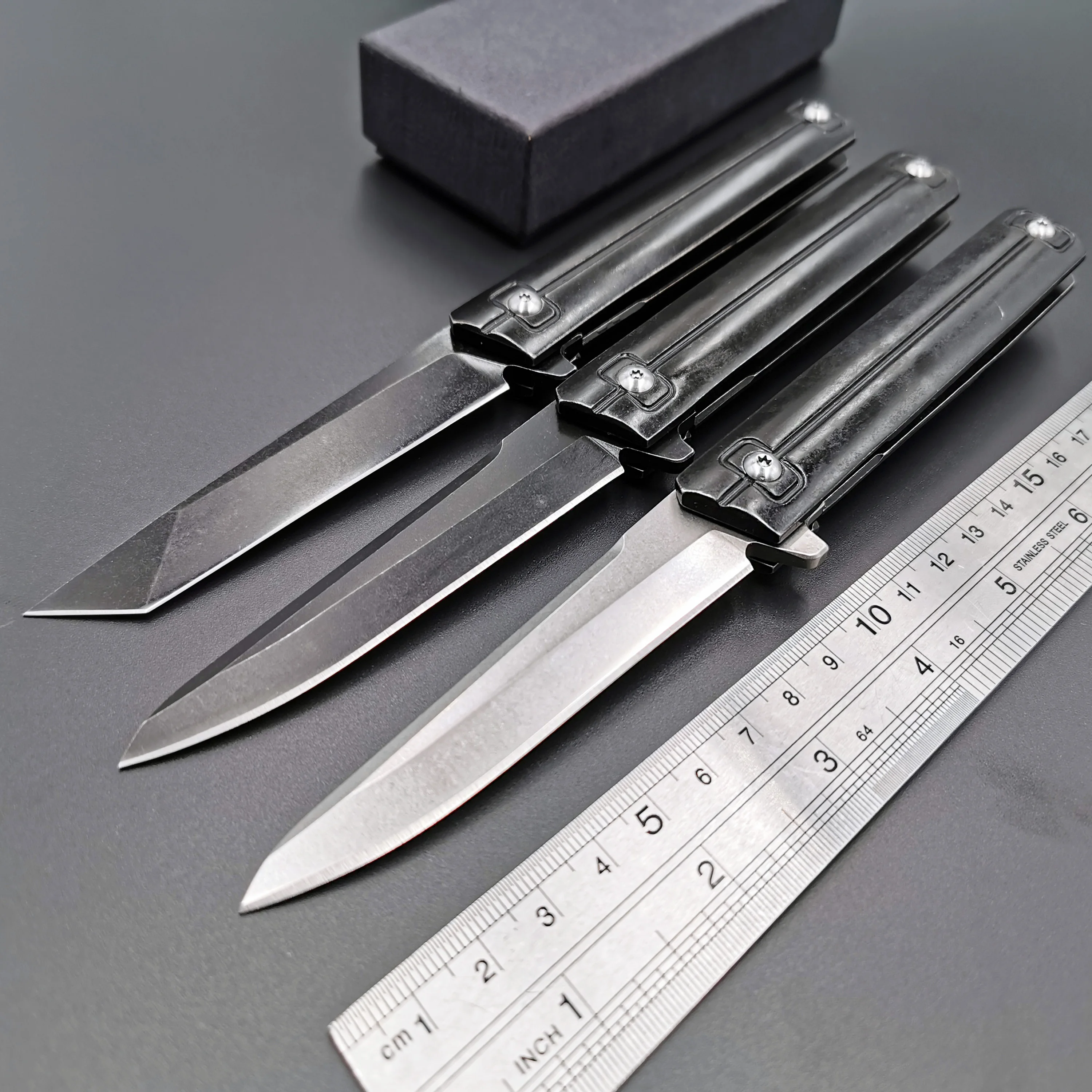 

Qwaiken Folding Knife 9Cr18Mov Blade Double Ball Bearing Tactical Army Outdoor Camping Survival Diving Knives Hunting EDC Tools