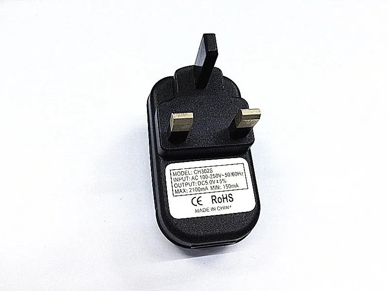 DC5V 2A UK 3pin USB электророзеточное зарядное устройство адаптер питания для планшетных ПК для чтения электронных книг