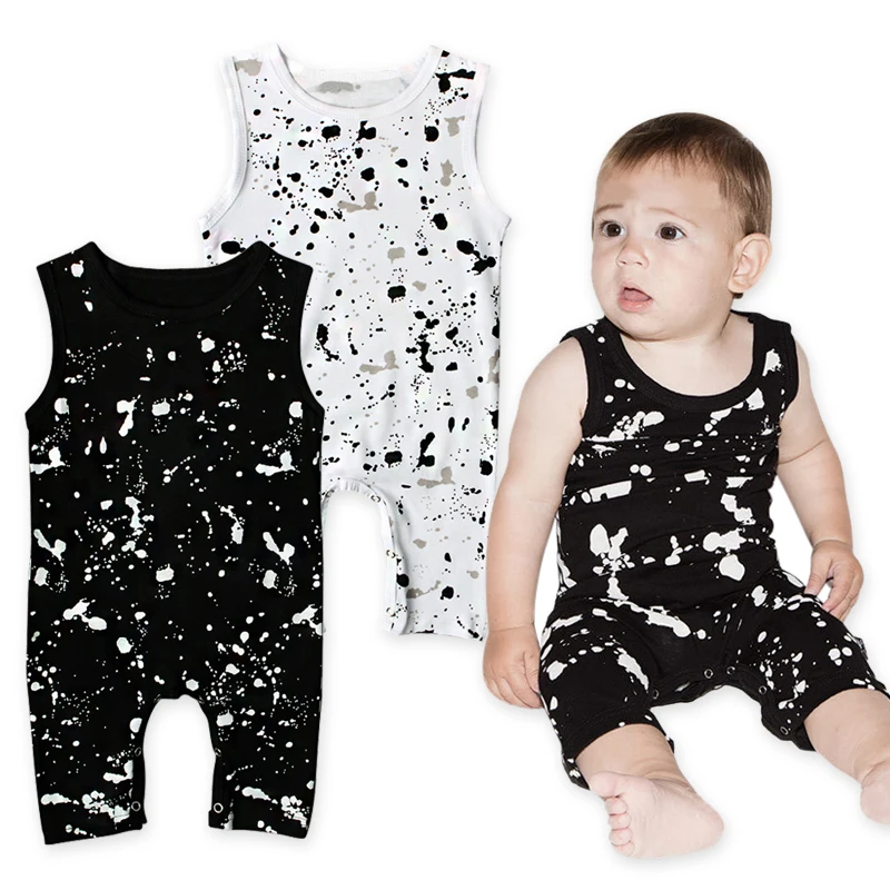 

2017 New Brand Baby Romper 100% Cotton Baby Pajamas Cartoon Printed Newborn Baby Boys Clothes