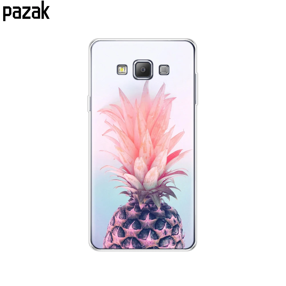 52371 Чехол для samsung Galaxy A7 чехол раскладной; Мягкий ТПУ силиконовый чехол для samsung A7 A700 A700F бампер copa противоударный - Цвет: 52371