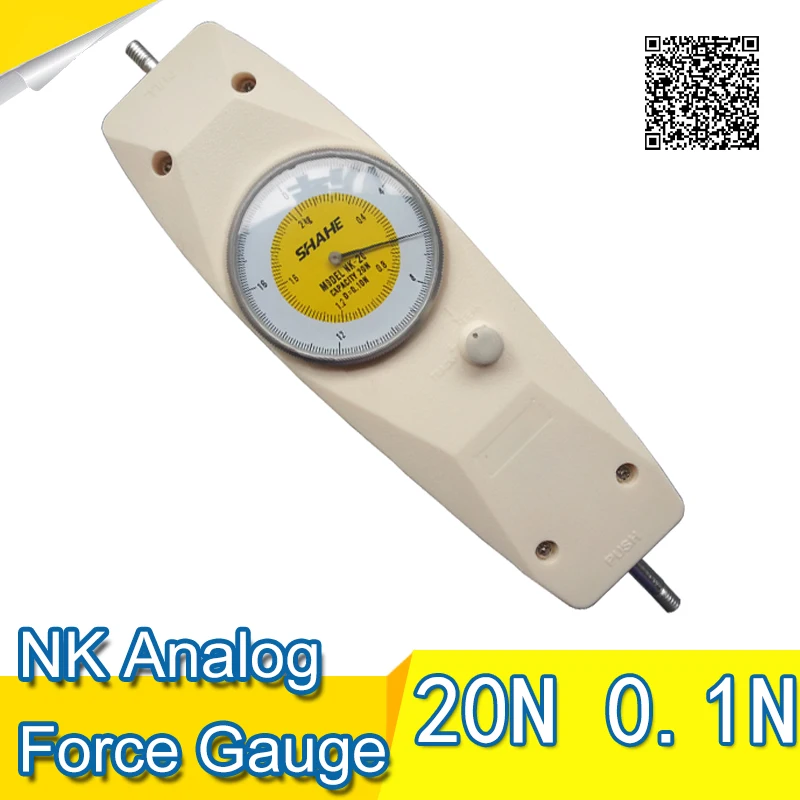 

Free shipping Pointer push voltage meter NK-20N dynamometer Dial Mechanical Push-Pull knife precision