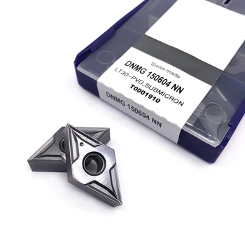 

DNMG150604 NN LT30 External Turning Tool Carbide Inserts CNC Blade Carbide Insert Machining Center DNMG 150604 Lathe Cutter Tool