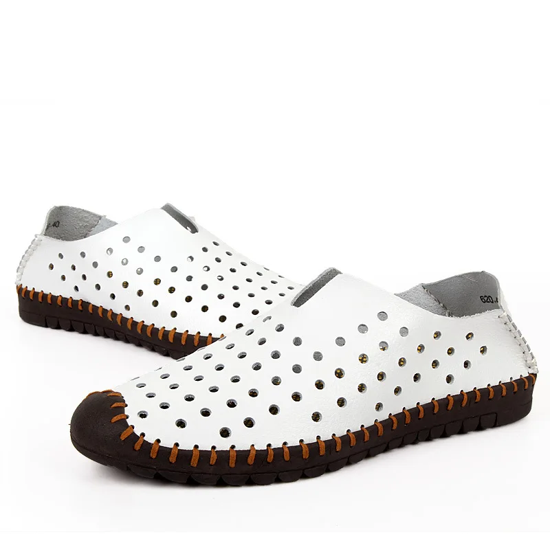 

Brand 2019 Summer Genuine Leather Men Shoes Oxford Casual Men Leather Footwear Sneakers for Male Boat Shoes Chaussure Homme