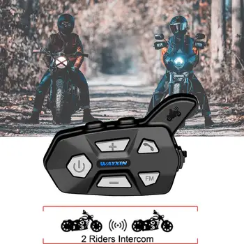 

Motorcycle Helmet Headsets Bluetooth 2 Riders Long Range 1000 Meters Intercom Kits For Helmet Motorcycle Snowmobile Ski ATV